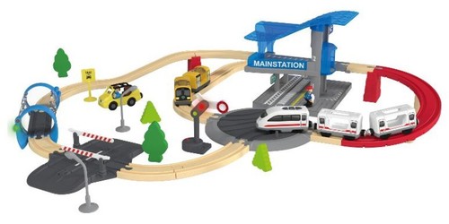 Lupilu holz eisenbahn set - lupilu, city