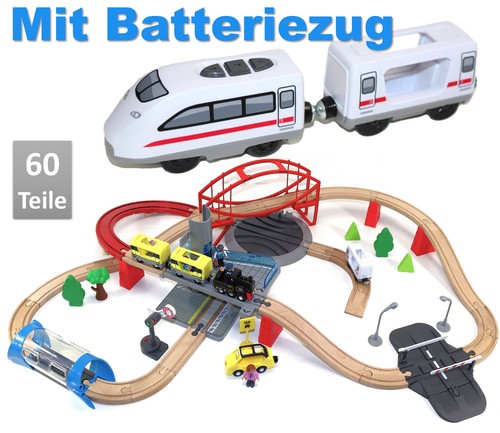 Holz eisenbahn set - set, zug