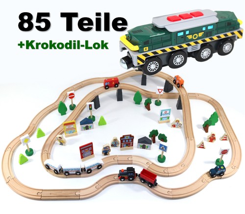 Holz eisenbahn set - kinder, zug
