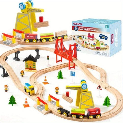 Holz eisenbahn set - holz,