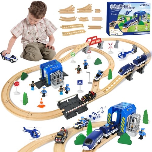 Holzeisenbahn set kinder - holzeisenbahn,